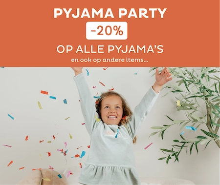 Pyjama Party : -20% op alle pyjama's