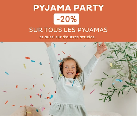 Pyjama Party : -20% sur tous les pyjamas
