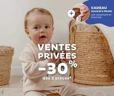 Noukie's Ventes Privées -30% dès 3 pièces